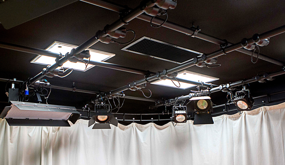 studio television tv studio lighting grid